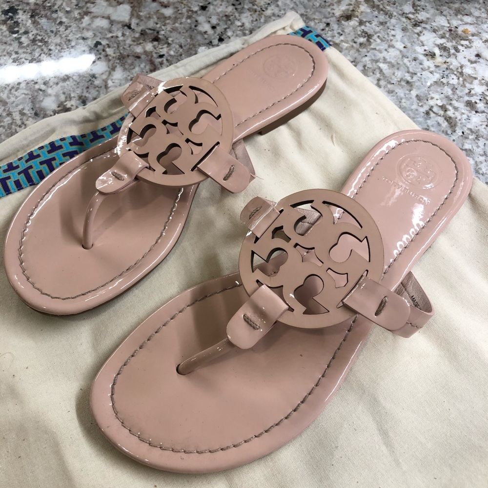 Tory Burch Seashell Pink Miller Sandals
